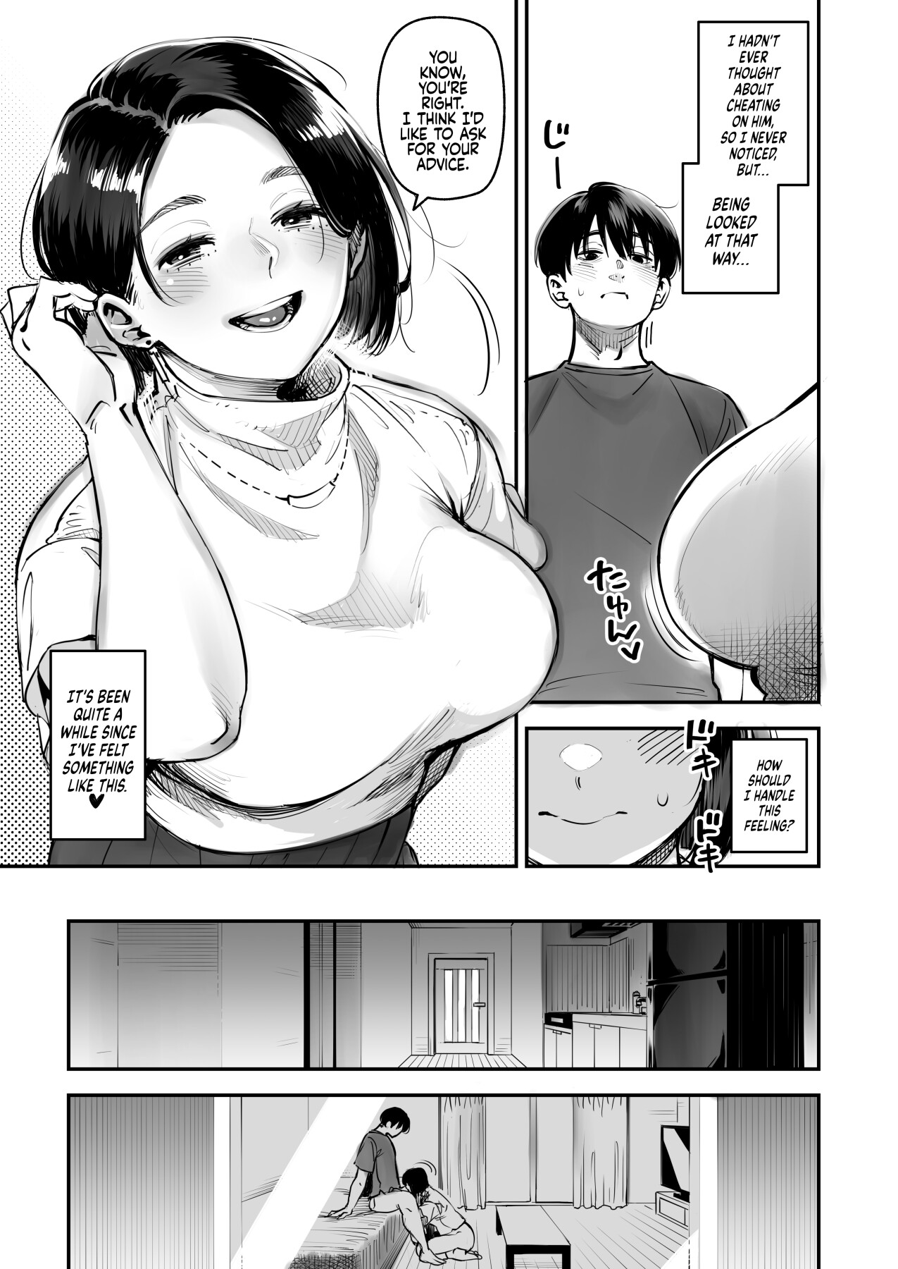 Hentai Manga Comic-Your Sex Drive is just too much, so have Sex with other men! Mayumi-san gets Permission to Cheat!-Read-17